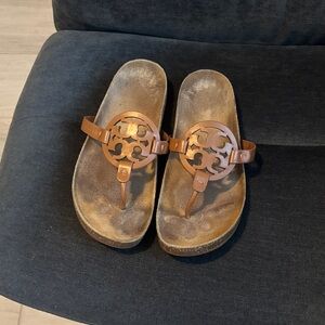 Tory Burch Tan/Brown Leather Sandals